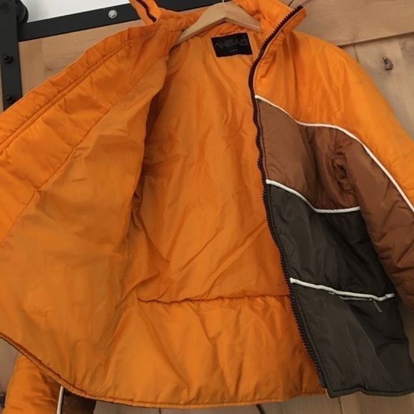 AHEAD USA Retro Colorblock Puffer Jacket Size Medium - Picture 5 of 7